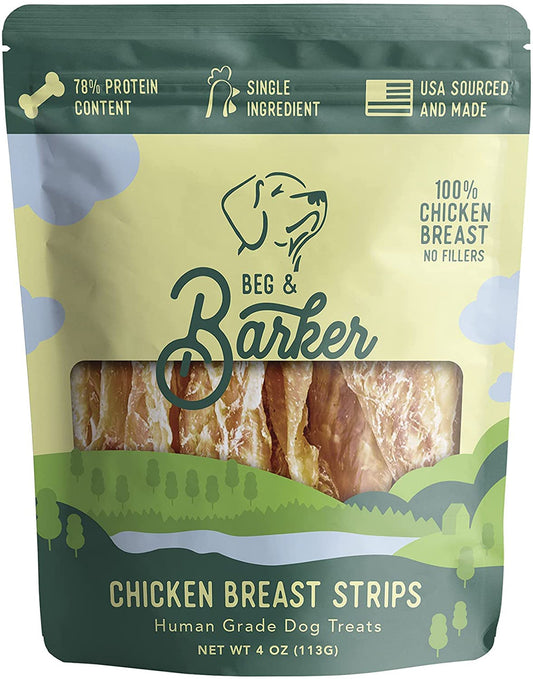 Beg & Barker Chicken Breast Strip Dog Treats 1ea/4 oz