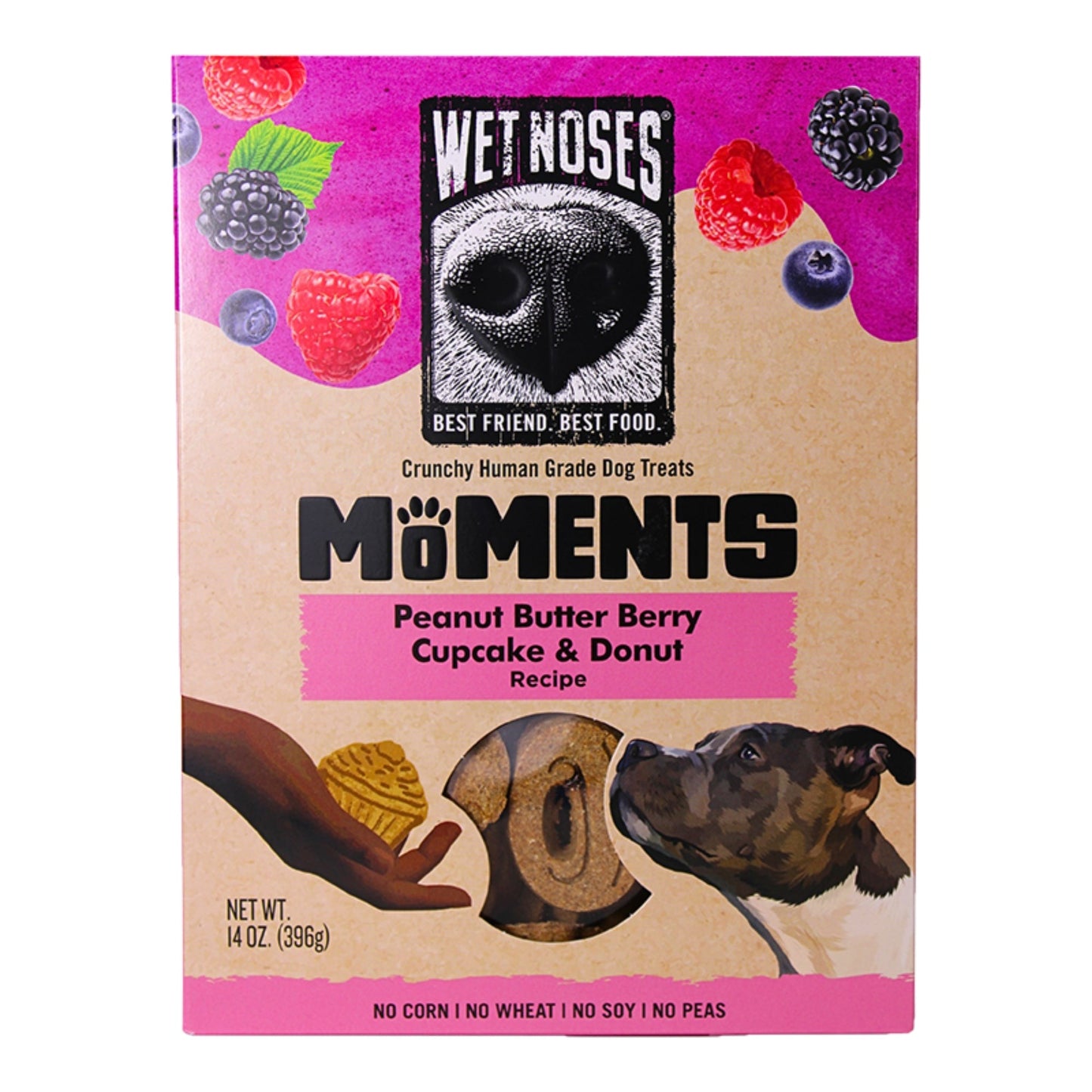 Wet Noses Dog Moments Peanut Butter Berry 14oz.