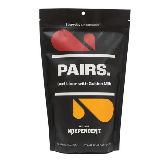 Ndependent Dog Pairs Freeze-Dried Beef With Milk 3.25oz.