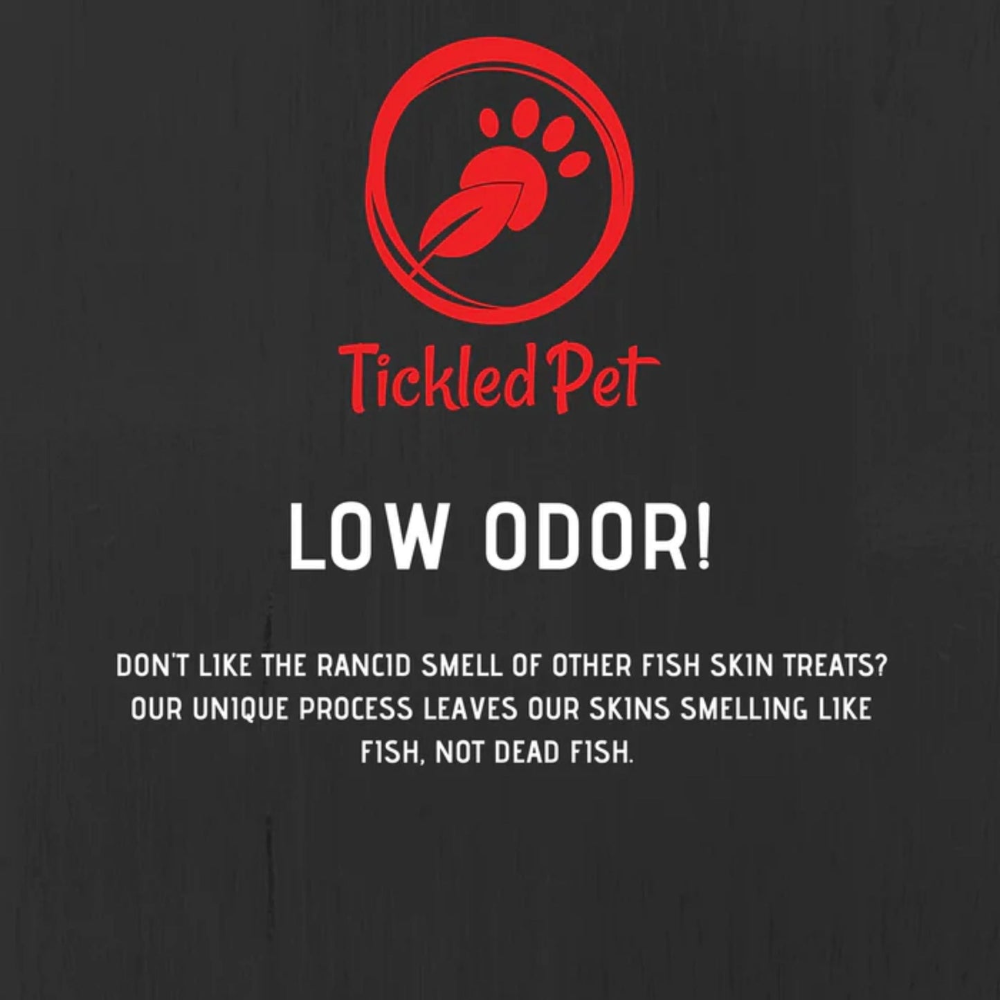 Tickled Pet Dog 5oz. Icelandic Codfish Skin Twists