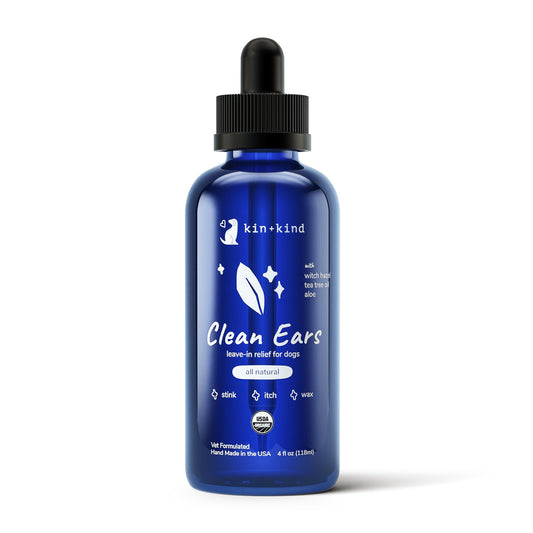 Kin+Kind Clean ears 4oz. Organic Dog