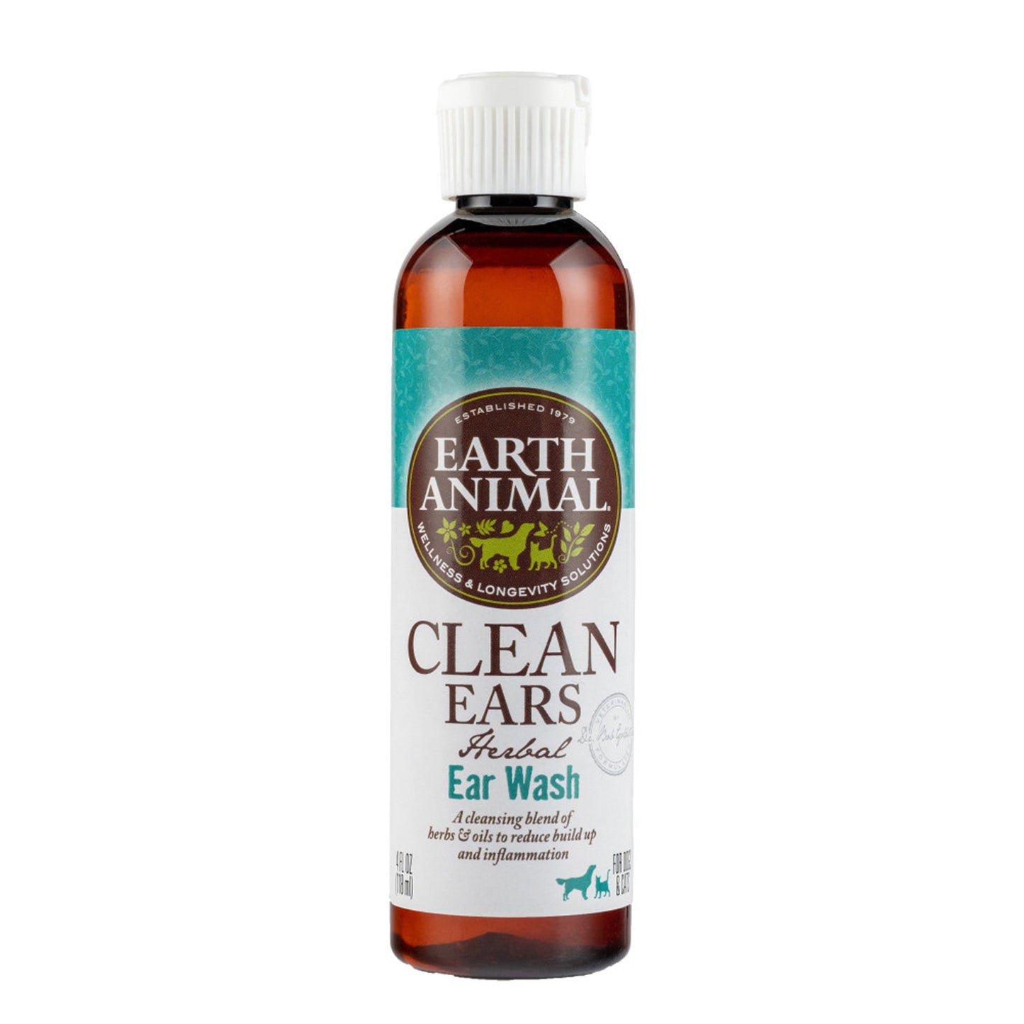 Earth Animal Dog Clean ear Wash 4oz.