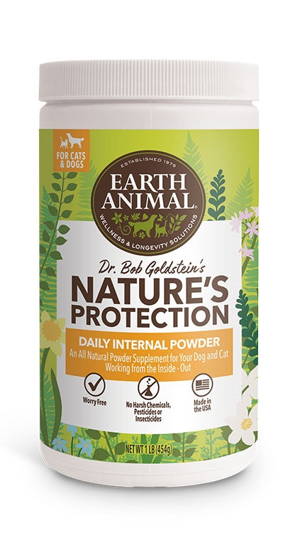 Earth Animal Flea And Tick Program Daily Internal Powder For Dogs 16oz.