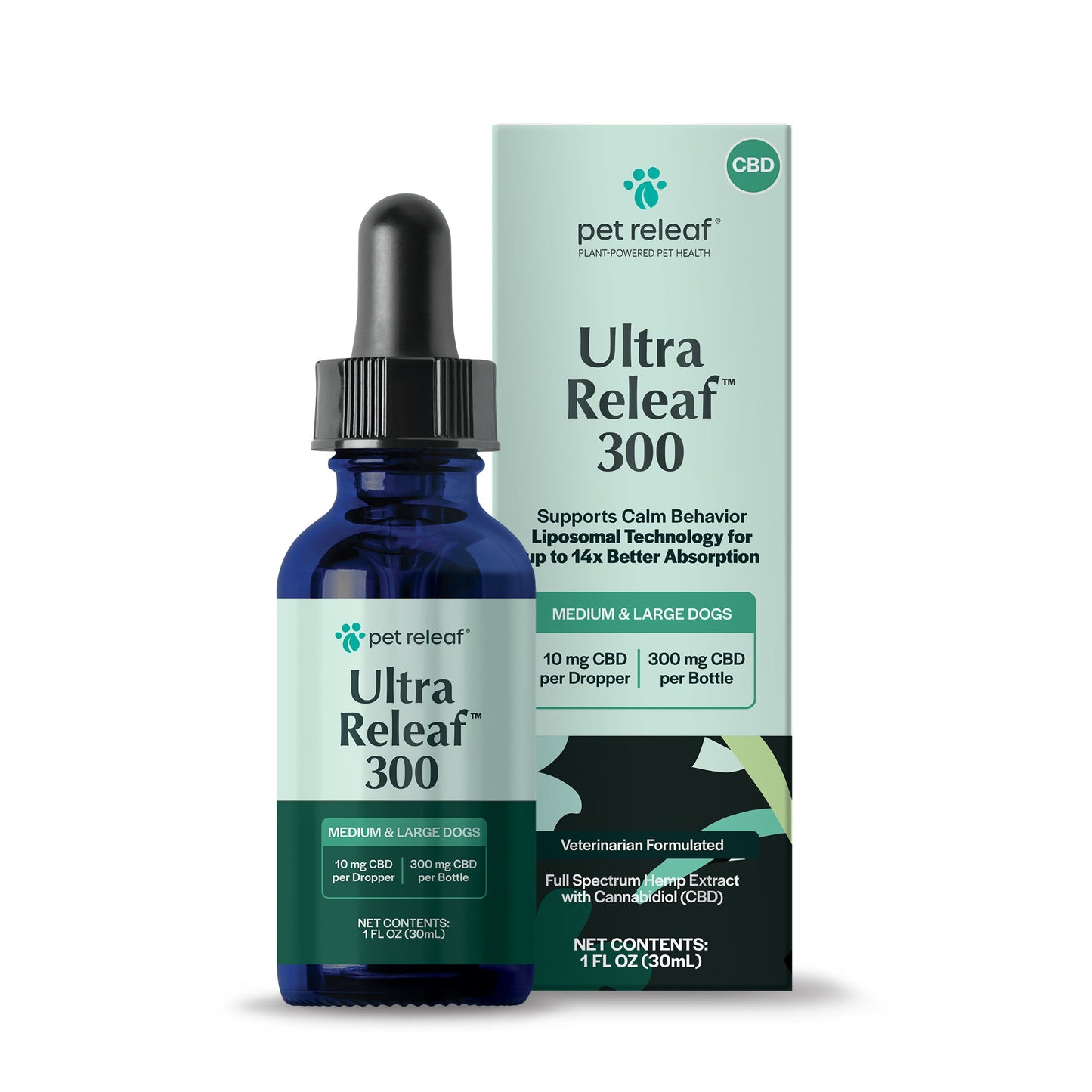 Pet Releaf Lipesome Ultra Releaf Hemp Oil Cbd 300Mg