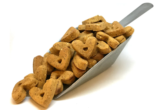 Cheese & Bacon w/ Quinoa GF heart shape, (Sold by bag)