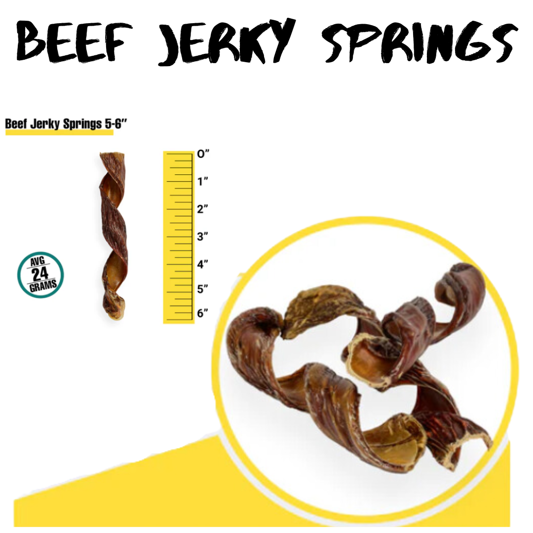 **5-6” Beef Jerky Springs (5pc bag)