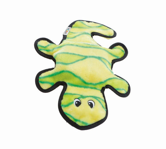 Outward Hound Invincibles Dog Toy Gecko 2 Squeakers Medium